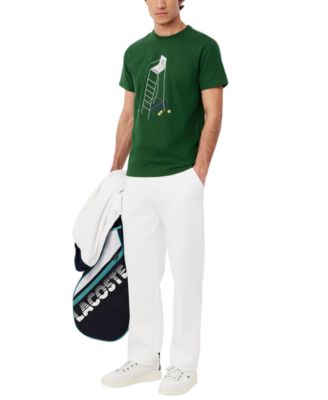 【LACOSTE】Performance フロント グラフィックプリント Tシャツ ワニロゴグラフィックプリントTシャツ TH6396 - ラコステ