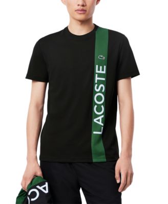 Lacoste - Men's Short Sleeve Performance Logo Stripe T-Shirt