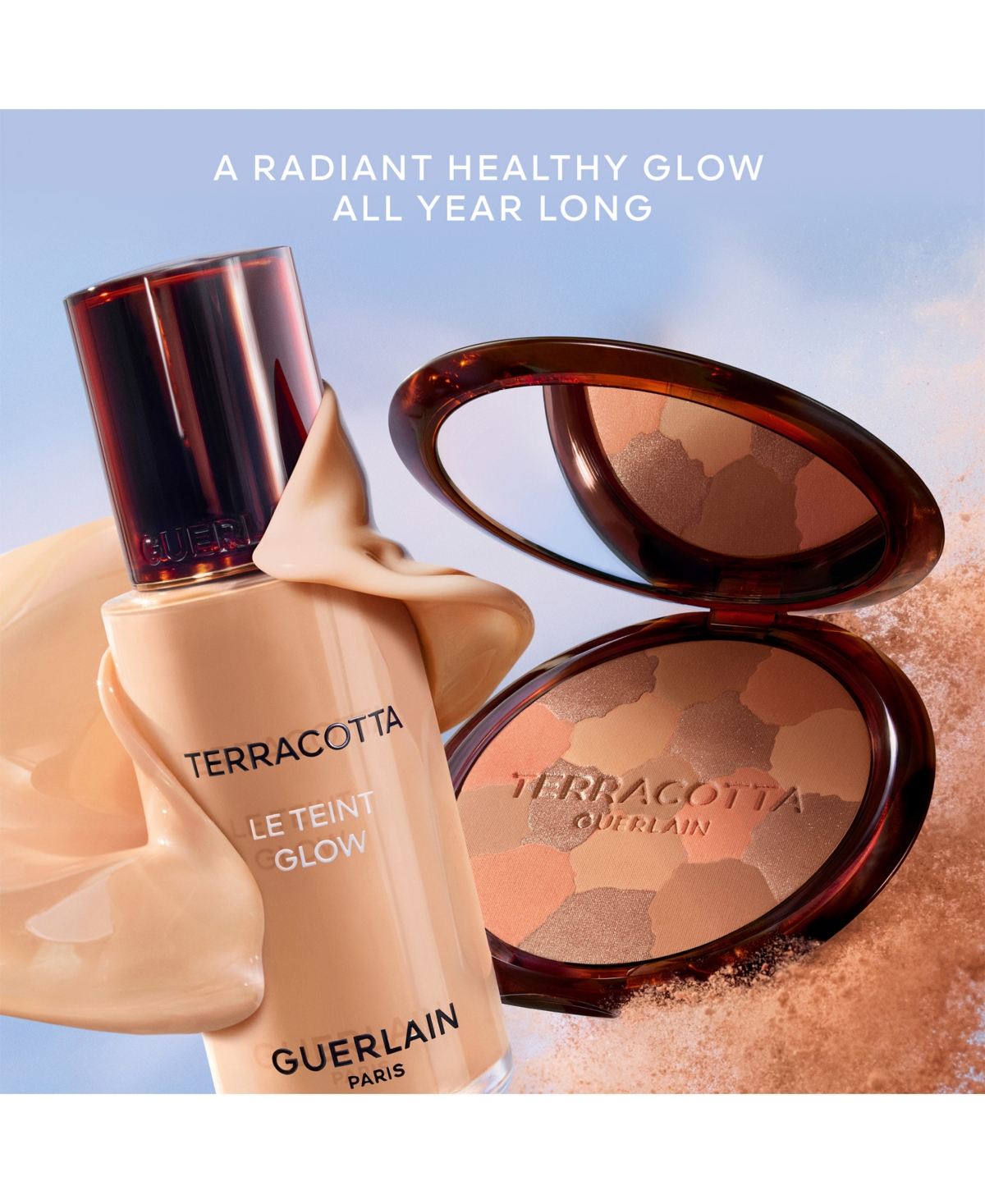 Guerlain Terracotta Le Teint Glow Foundation In 0c - Very Light With Pink Undertones