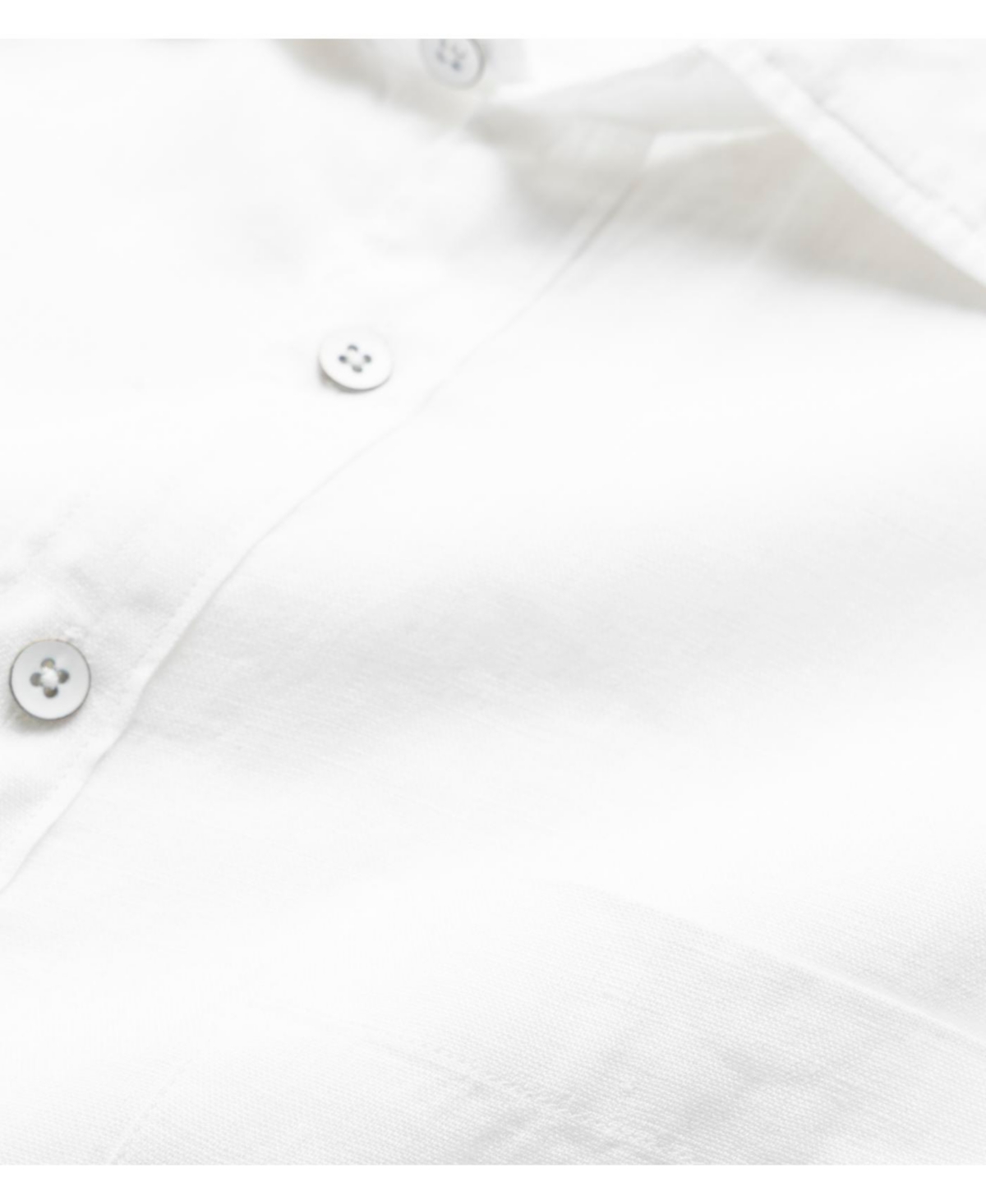 Rodd & Gunn Men's Linen Coromandel Sports Fit Shirt In White