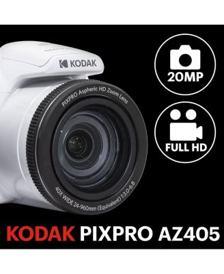 PIXPRO AZ405 Astro Zoom 20MP Full HD Digital Camera, Bundle with 32GB Memory Card and Camera Bag