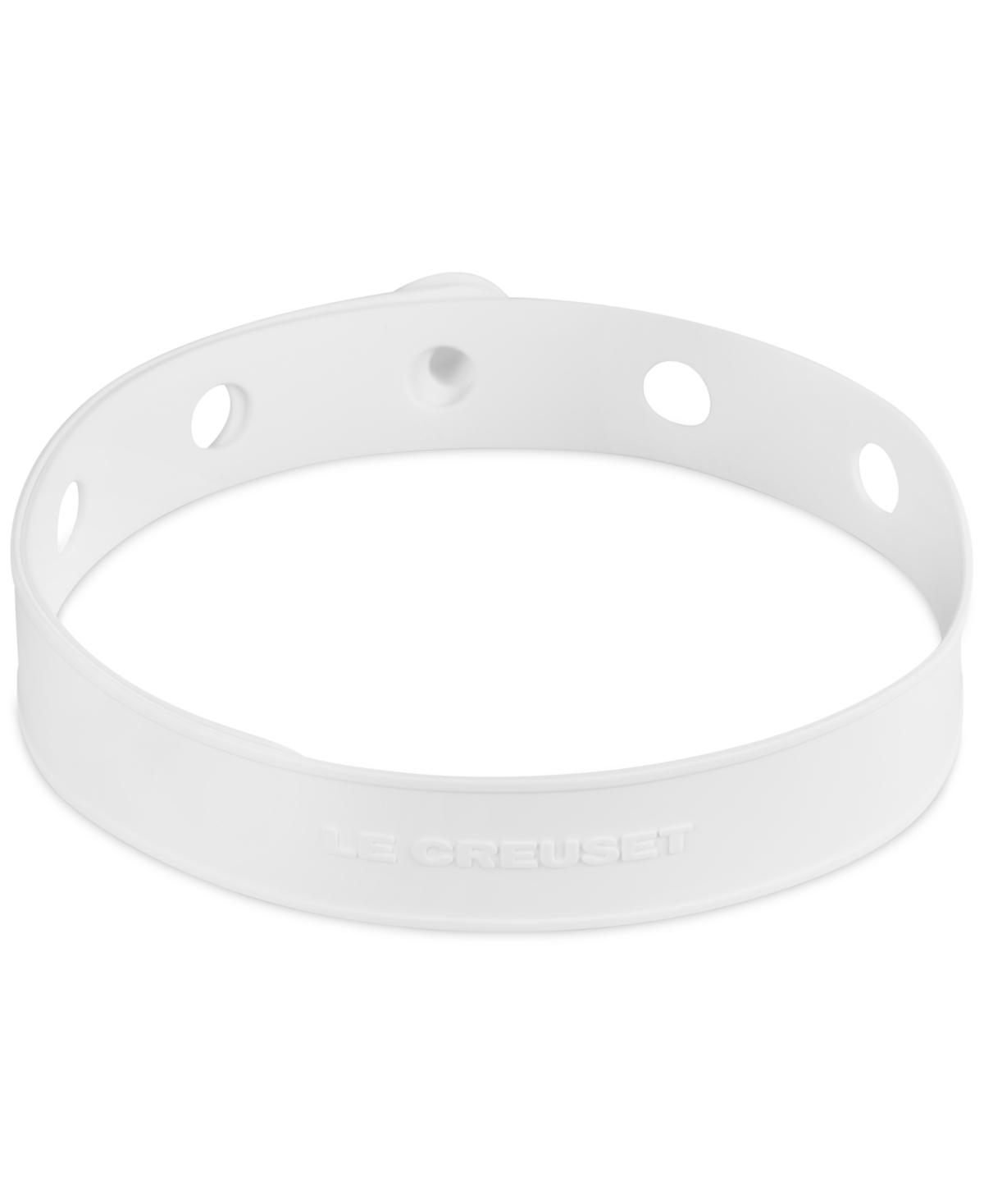 Le Creuset Silicone Round Dutch Oven Travel Latch In White