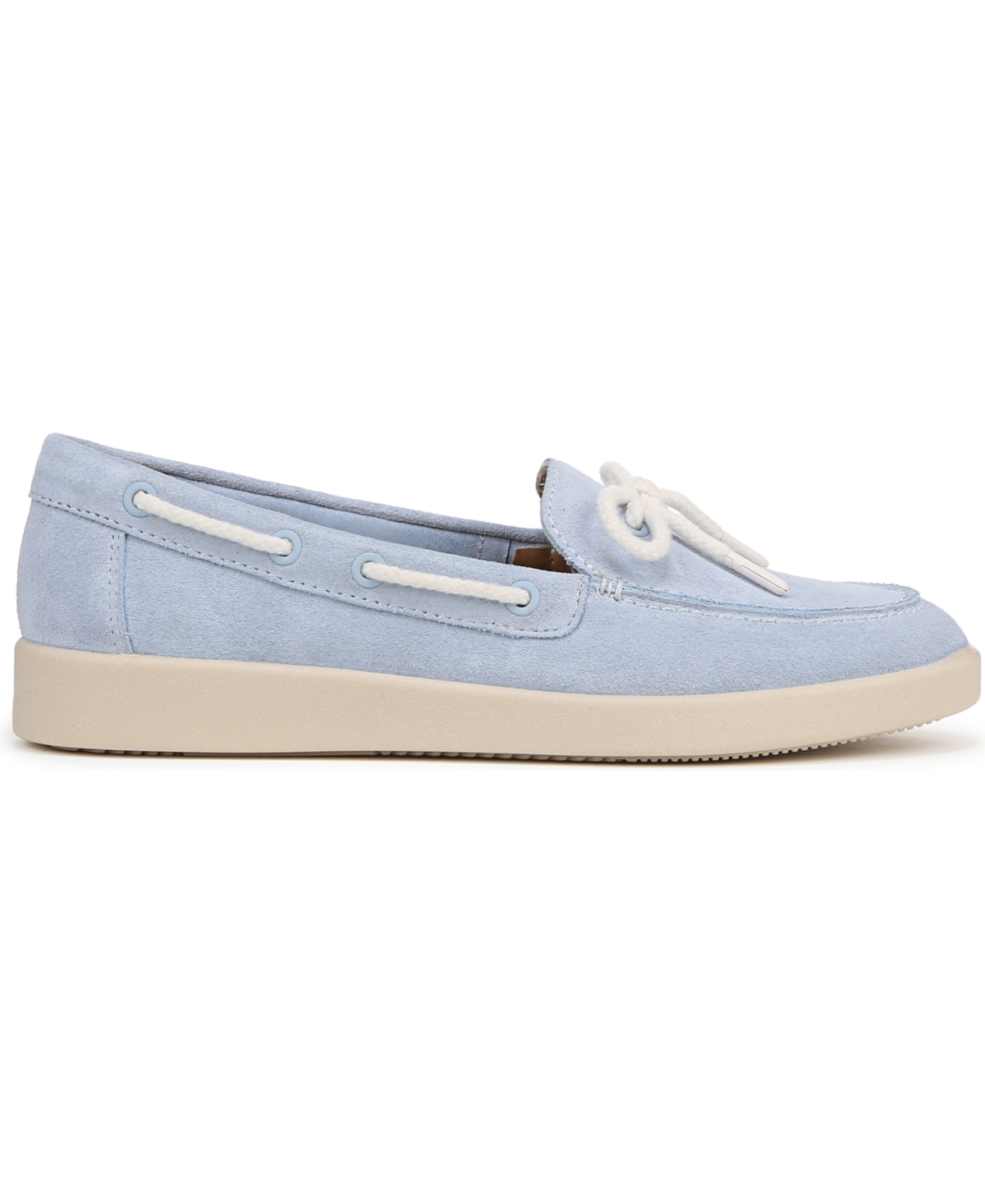 Naturalizer Keelboat Boat Shoe In Ice Blue Suede