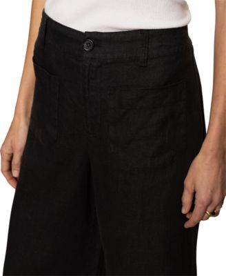 Women's The Linen Marine Wide-Leg Pants 