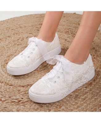 Elise Lace Bridal Sneakers