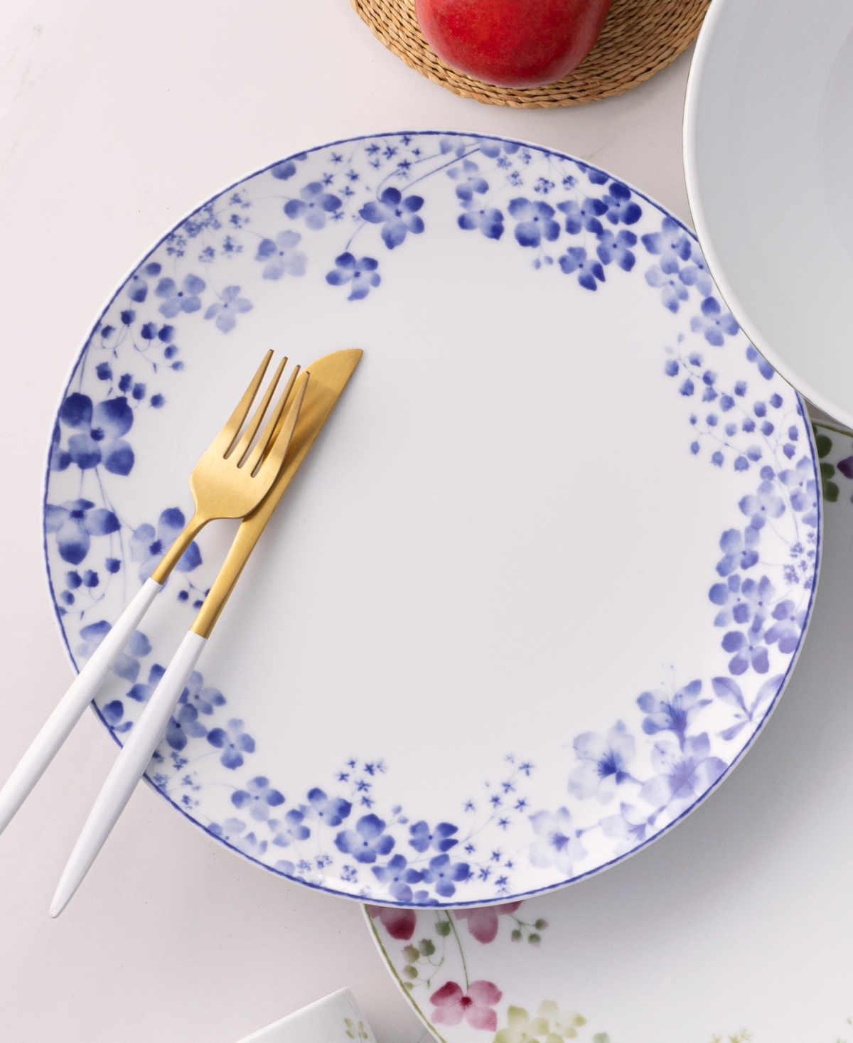 Noritake Bloomington Road 4-piece Place Setting, Service For 1 In Blue