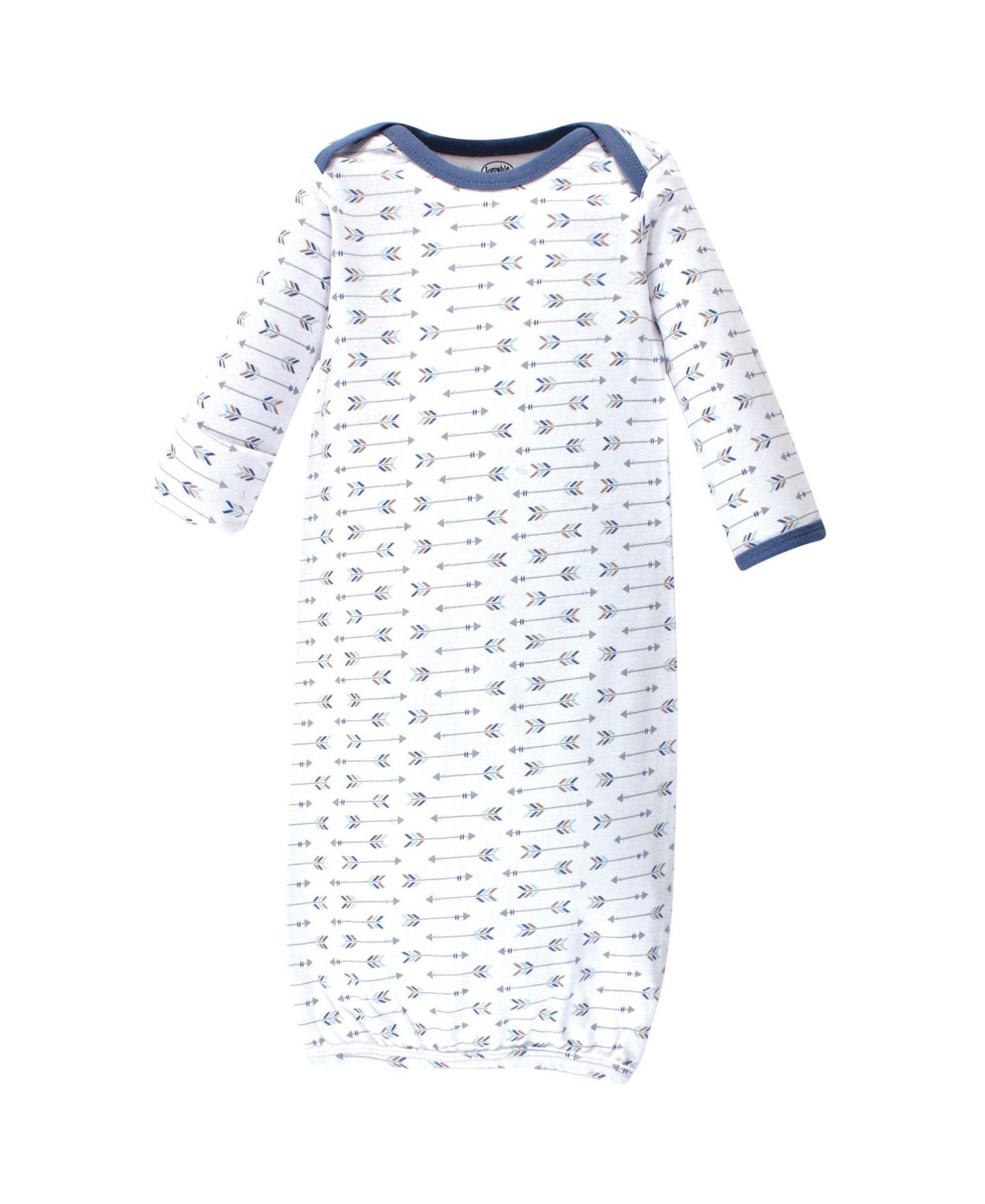 Платье Luvable Friends Everyday Cotton Dress для девочек-малышей, цвет: Разноцветный — фото 2