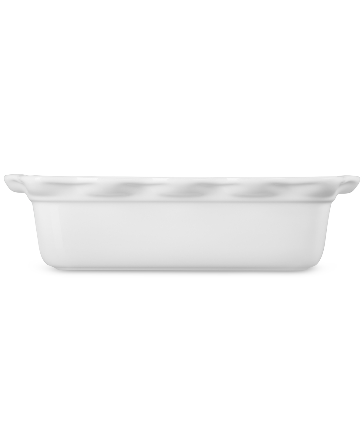 Le Creuset Heritage Stoneware 9-inch Fluted Loaf Pan In White