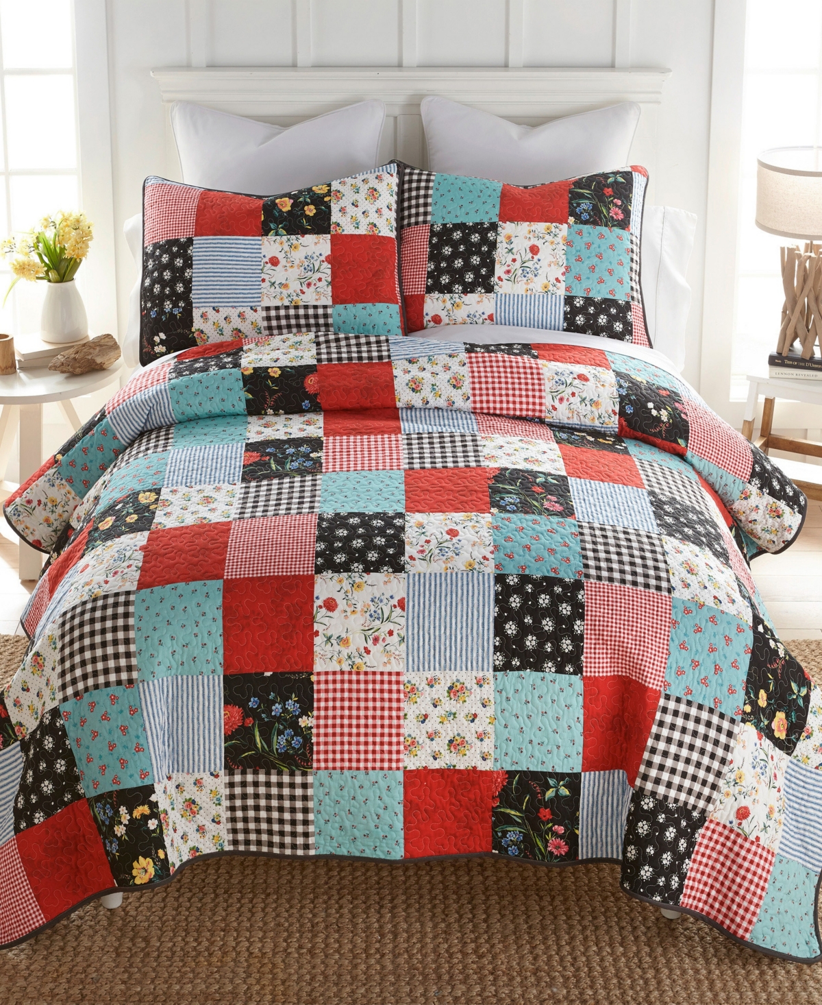 Donna Sharp Wild One Patch 3-pc. Quilt Set, Queen In Multi