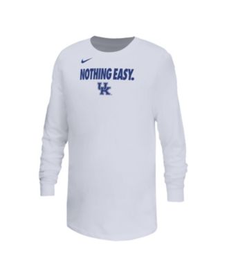 Nike - Big Boys and Girls White Kentucky Wildcats 2025 Legend Bench Long Sleeve T-Shirt