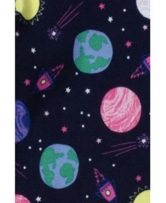 Kids Long Sleeve Top and Bottom Snug Fit Pajama Set