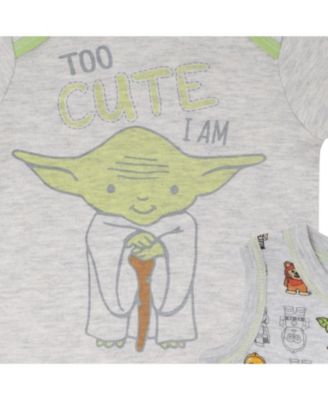 Baby Boys Yoda Bodysuit and Romper
