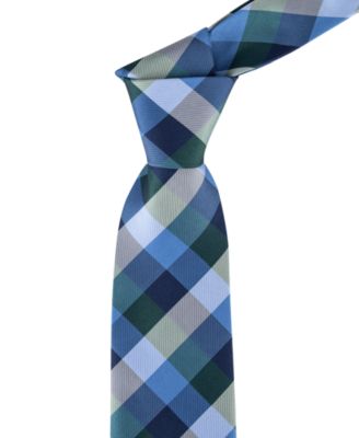 Men's Buffalo Plaid Tartan Tie
