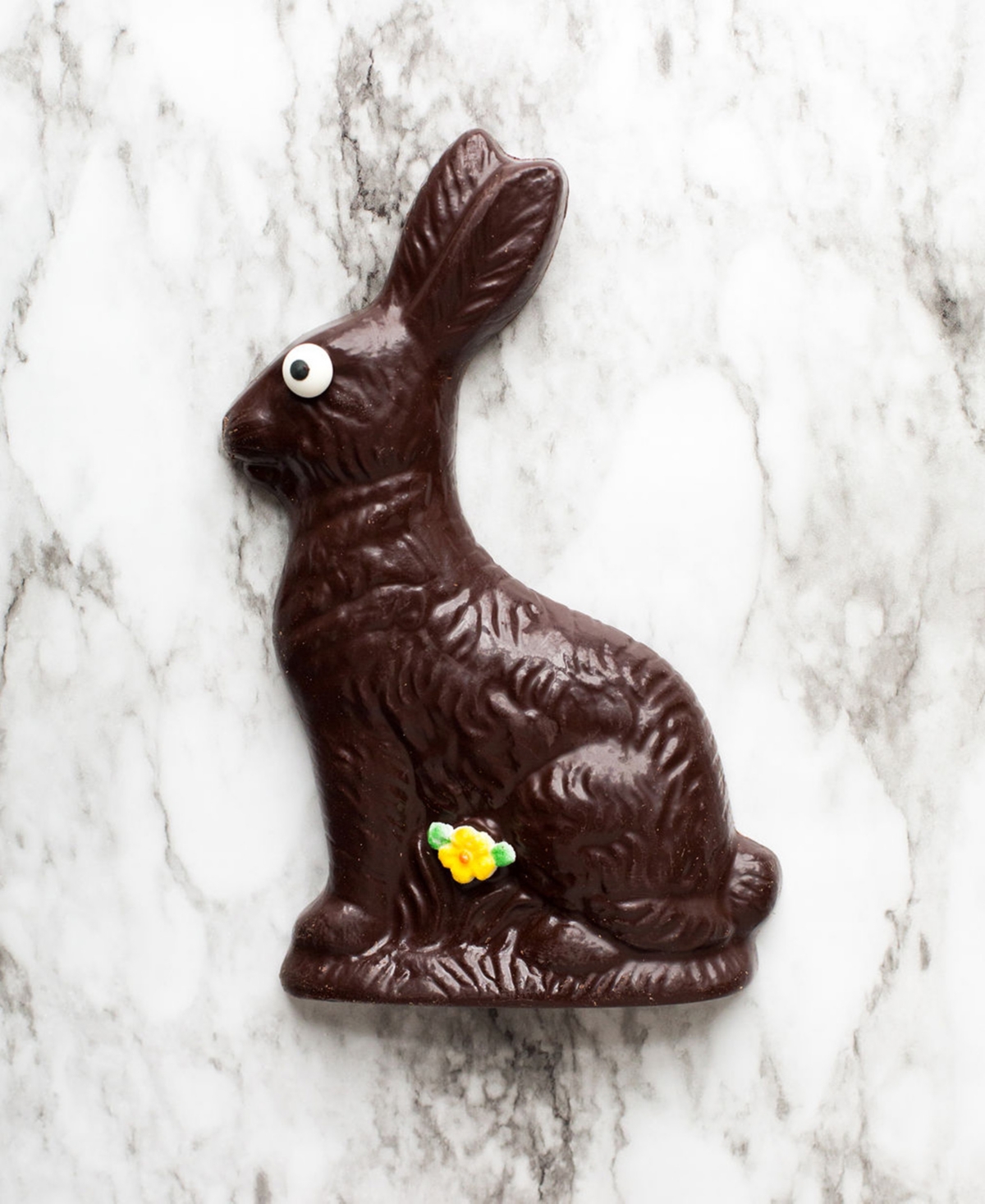 Sugar Plum Chocolates Dark Chocolate Solid Easter Bunny, 8oz In No Color