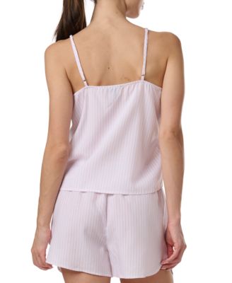 Women's 2-Pc. Striped Cami & Boxer Pajama Set