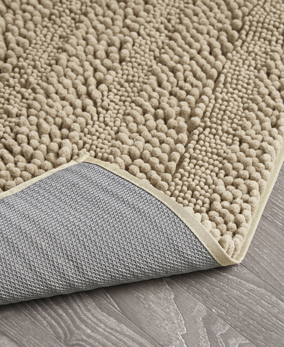 Laura Ashley Astor Chenille Bath Mat, 17" x 24"