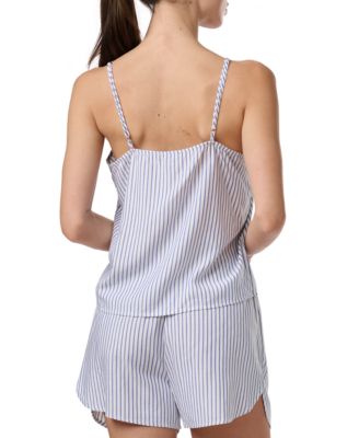 Women's 2-Pc. Striped Cami & Boxer Pajama Set