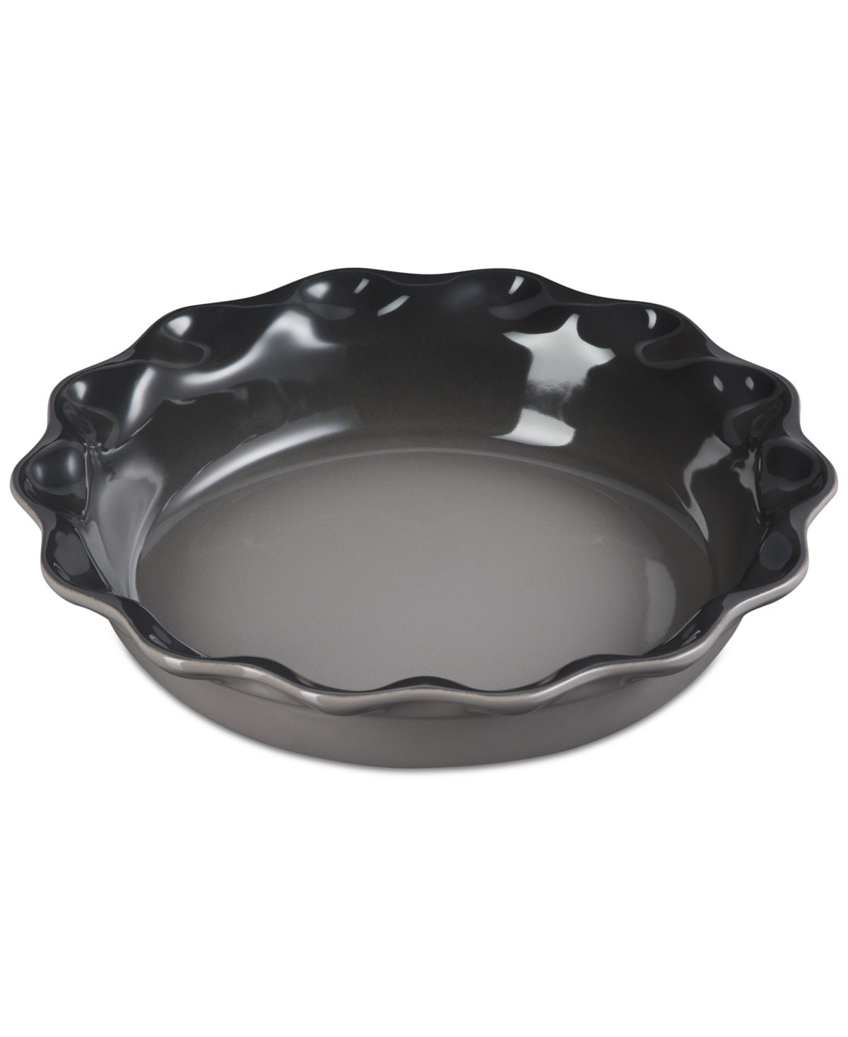 Le Creuset Stoneware Heritage Pie Dish & Fluted Loaf Pan Set In Oyster