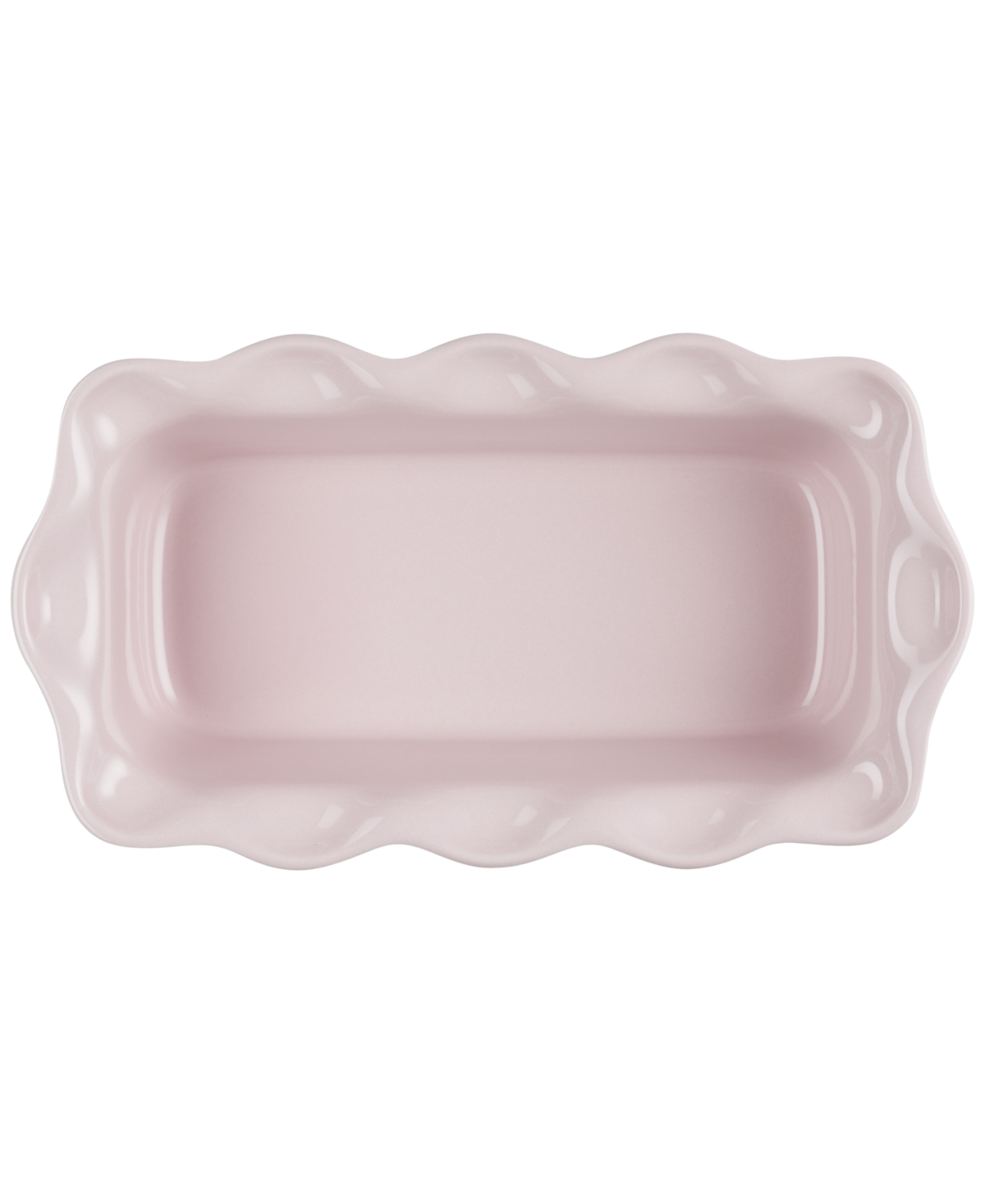 Le Creuset Stoneware Heritage Pie Dish & Fluted Loaf Pan Set In Chiffon Pink