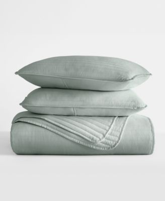 Stripe Stitch 3-Pc. Quilt Set, King/California King