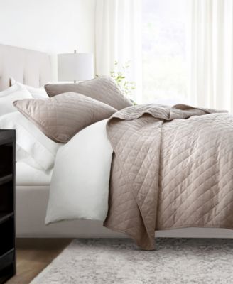 Diamond Stitch 2-Pc. Lightweight Quilt Set, Twin/Twin XL