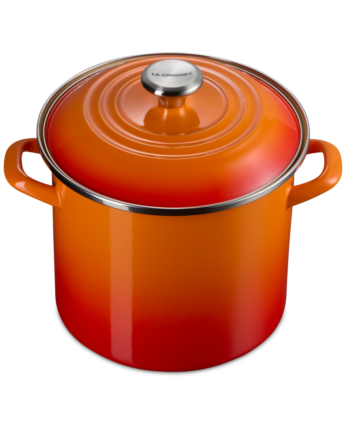 Le Creuset Enamel On Steel 10-qt. Stockpot In Flame