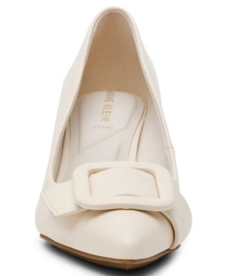 Women's Bentley Buckle Block Heel Pumps