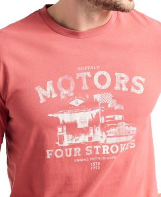 Men's Trokes Graphic with Motors Print T-Shirt
