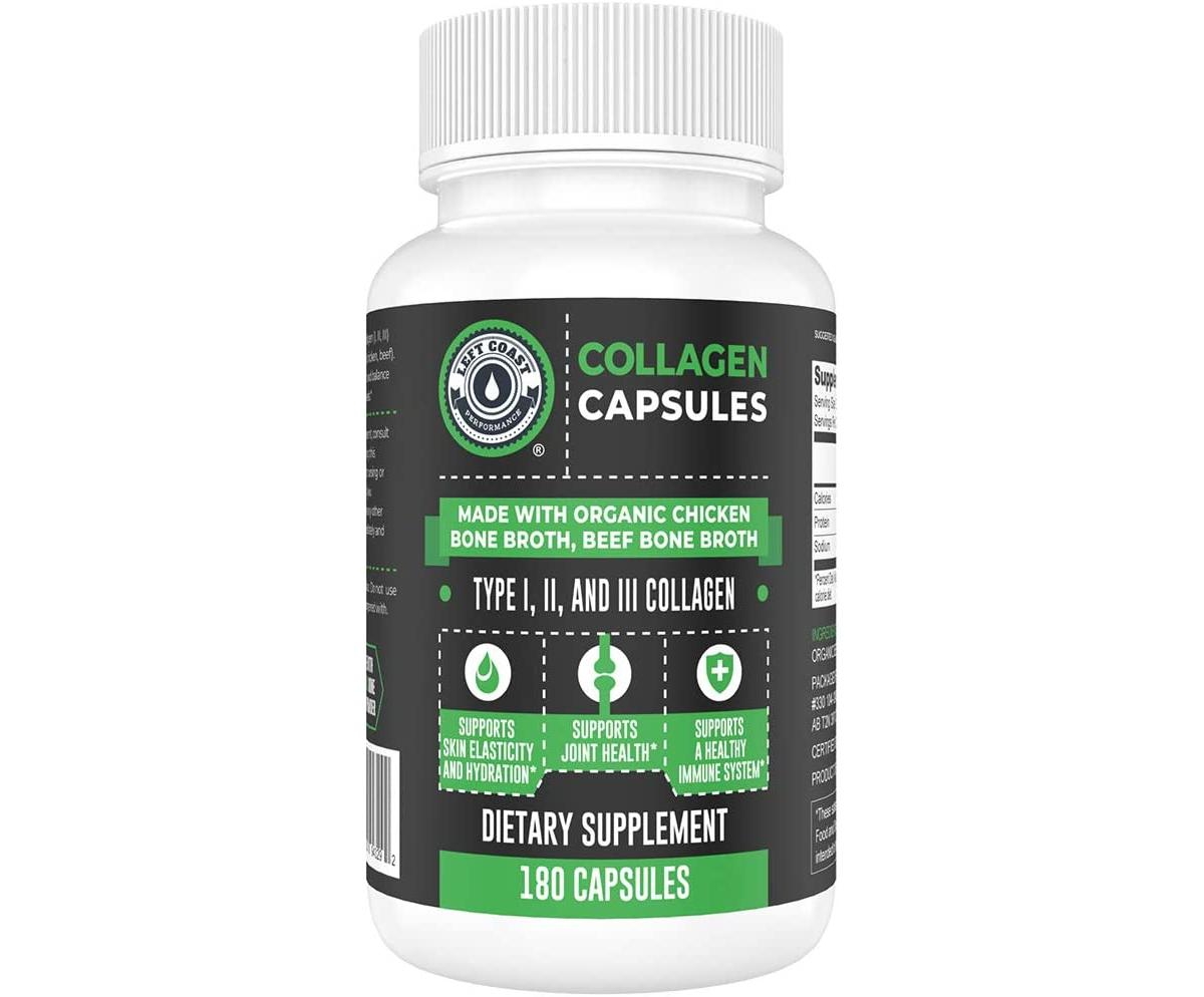 Organic Collagen Capsules, 180ct