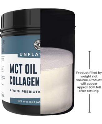 MCT Oil Powder + Keto Collagen Peptides + Acacia Fibre 16oz (Unflavored