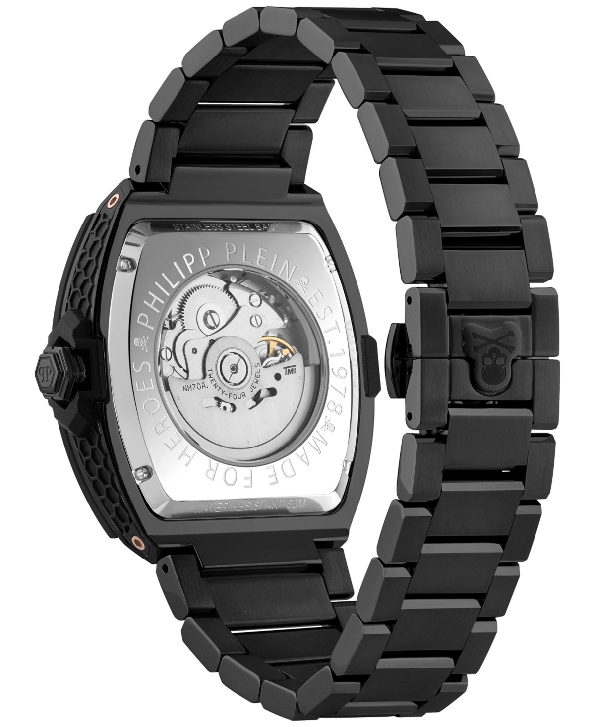 Philipp Plein The $keleton 2.0 Watch, 44mm In Ip Black