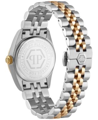 Women's Date Superlative Two-Tone Stainless Steel Bracelet Watch 28mm