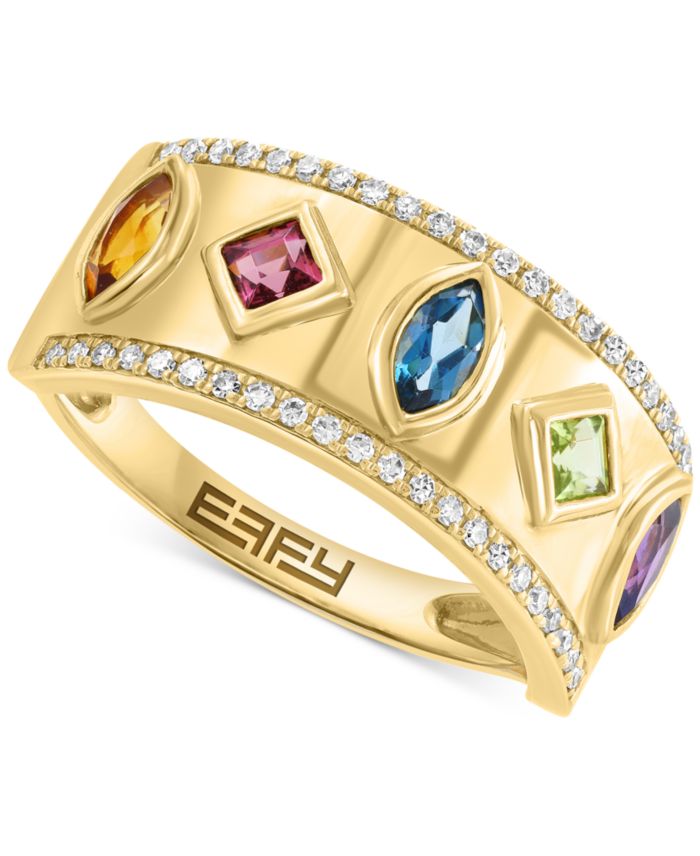 EFFY Collection EFFY® Multi Gemstone (5/8 ct. t.w.) & Diamond (1/8 ct.