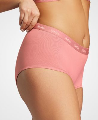 Women's Mid-Rise Breathable Organic Cotton Boy Short