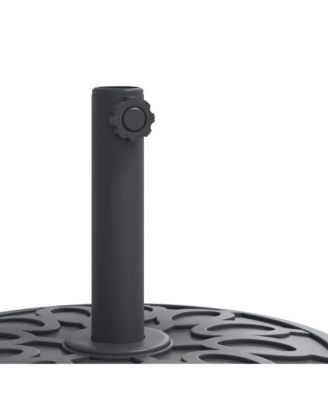 Parasol Base Black PE (Polyethylene) and concrete 26.5 lbs