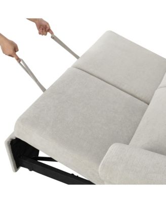 Convertible Soft Cushion Sofa Pull Bed ,for Two People to Sit On