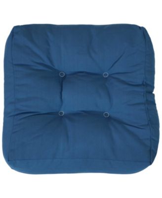 Indoor/Outdoor Square Tufted Patio Chair Seat and Back Cushions - 20" - 2pk