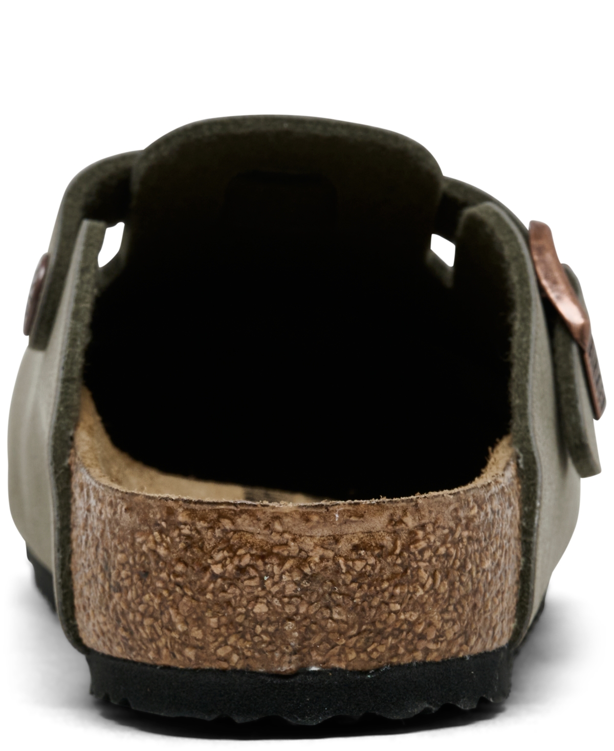 Birkenstock Little Kids Boston Suede Leather Clogs From Finish Line In Stone