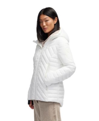 Women's Esmay Lightweight Mixed Media Quilted Packable Puffer