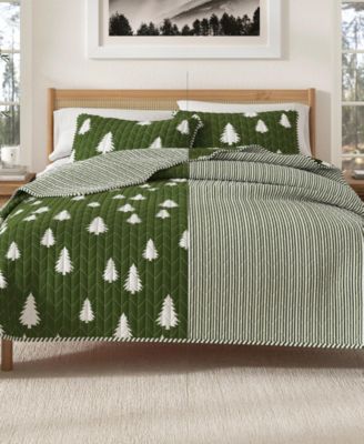 Lodge Microfiber Quilt Set with Shams