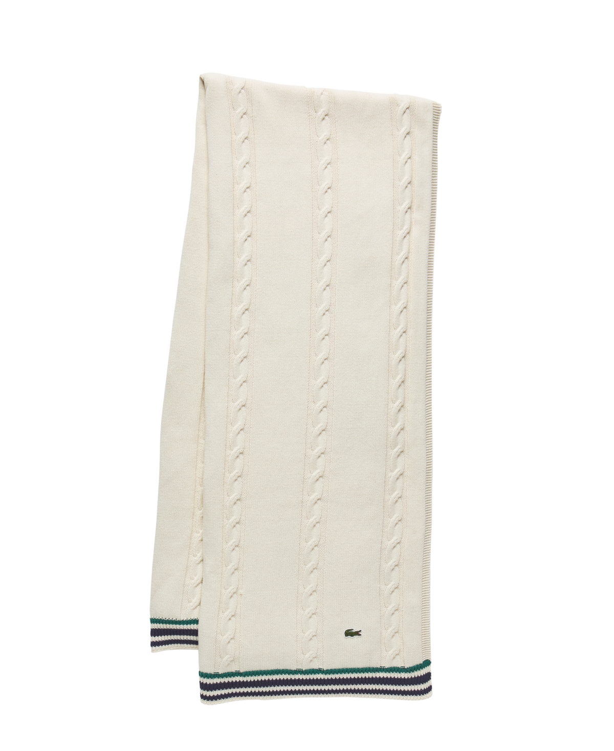 Lacoste Home Cable Cotton Throw 50" X 70"