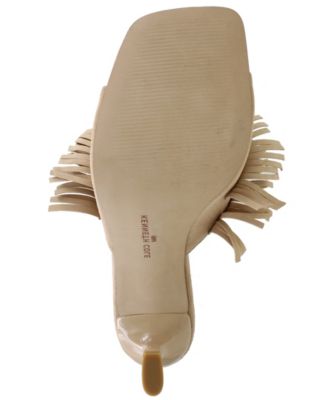 Women's Darby Fringe Slip On Dress Sandals