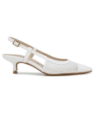 Women's Martha Mesh Kitten Heel Pumps