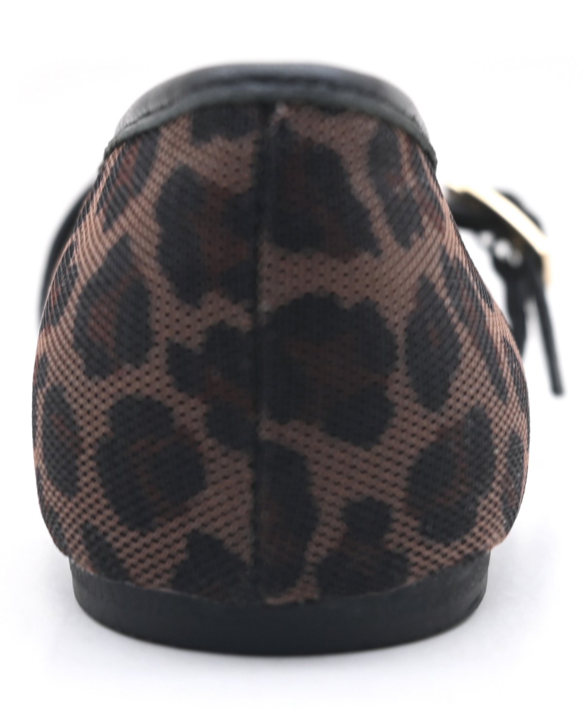 Kenneth Cole New York Women's Mackenzie Mary Jane Ballet Flats In Leopard Mesh