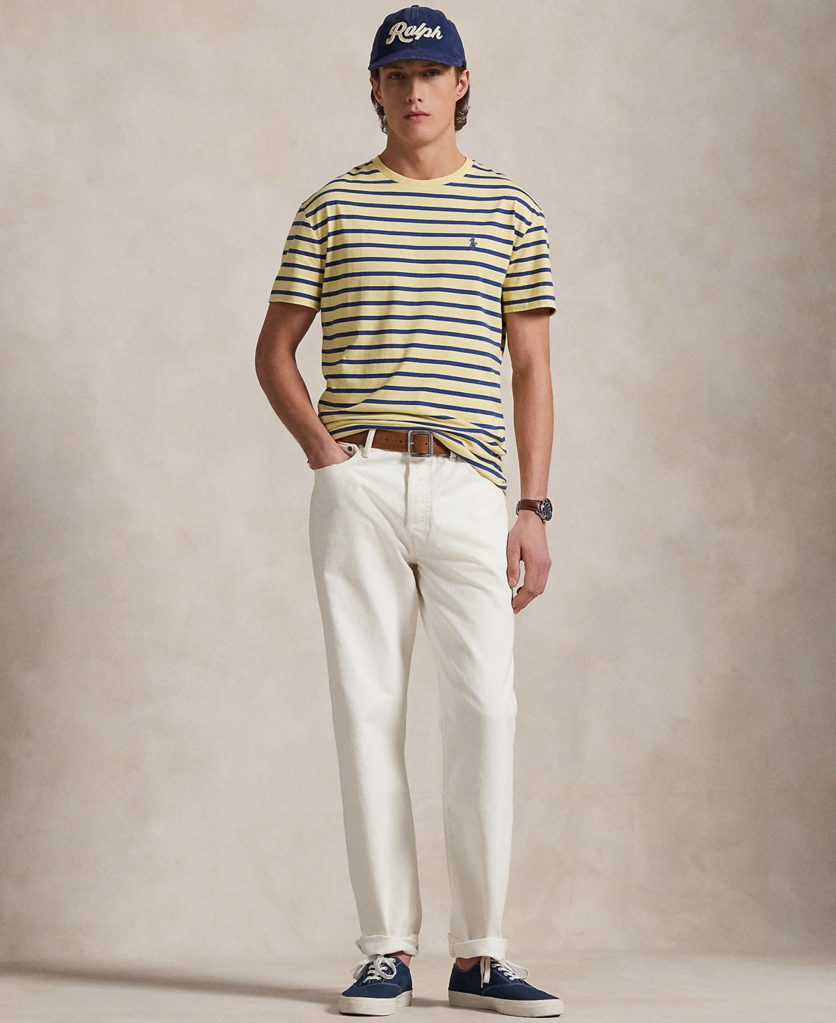 Polo Ralph Lauren Ralph Lauren Striped Jersey Crewneck T-shirt