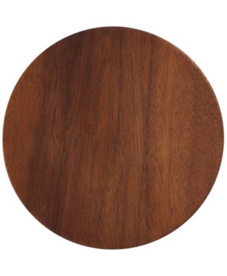 Stoneware Signature Salt Cellar with Wood Lid, 7-Oz.