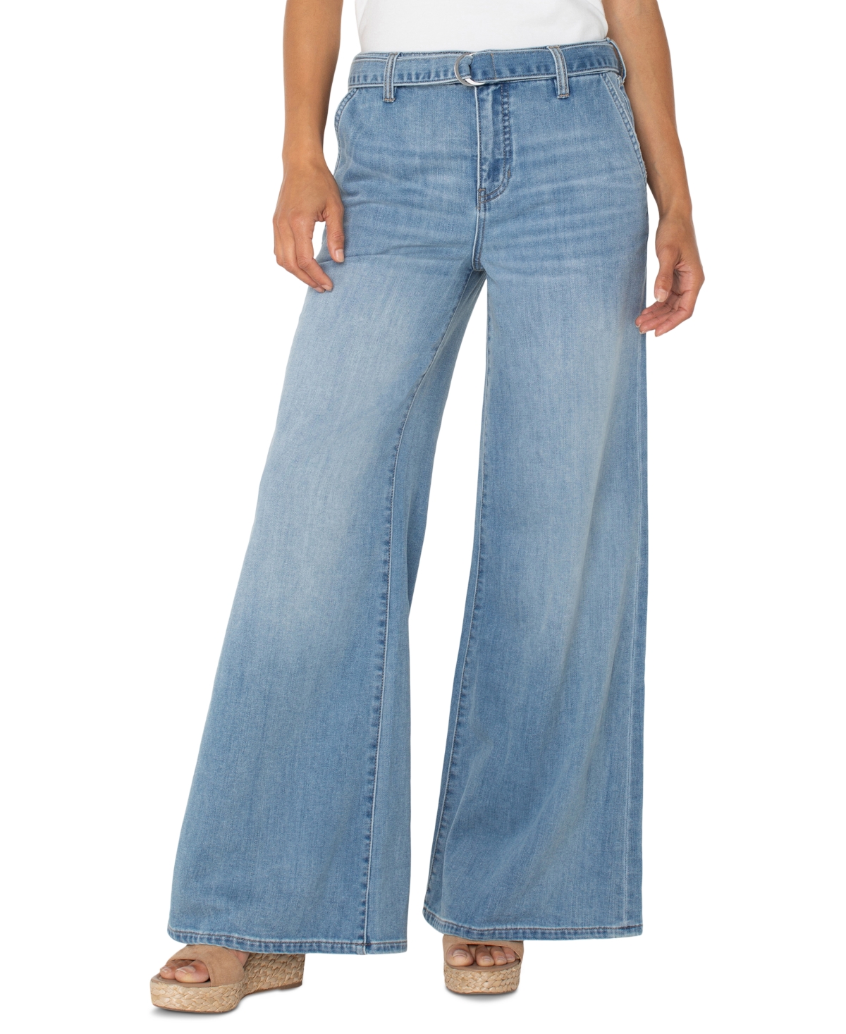 Liverpool Los Angeles Women's High Rise Super Stride Jeans with Belt