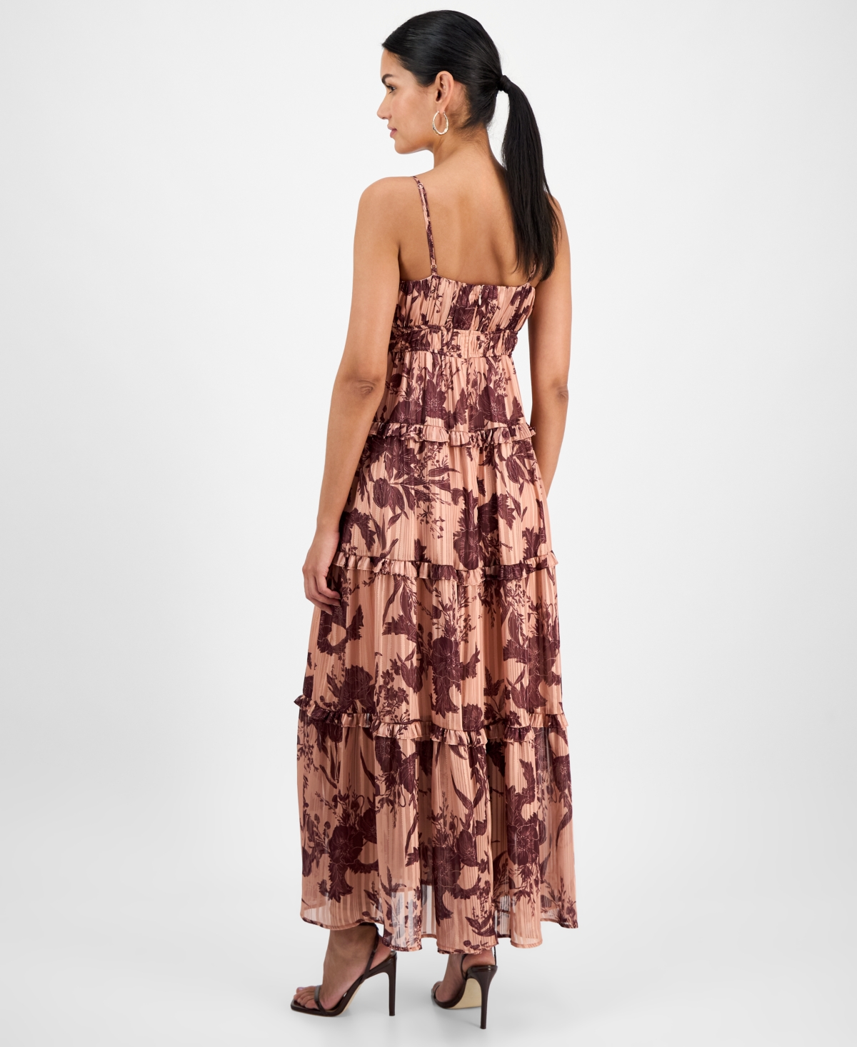 Rachel Rachel Roy Women's Chloe Floral-chiffon Tiered Maxi Dress