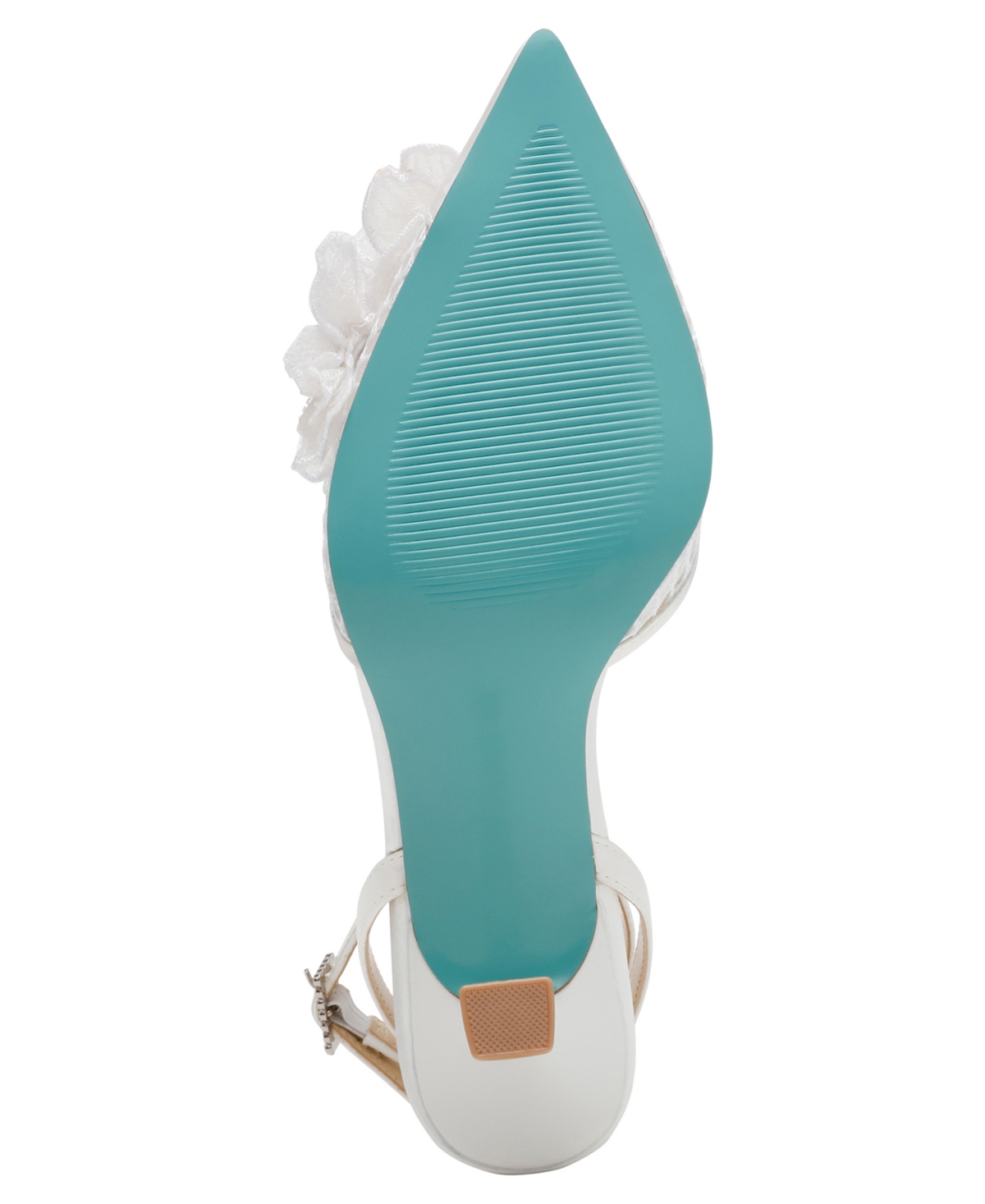 Betsey Johnson Women's Susie Flower Pointed Toe Pumps In Ivory