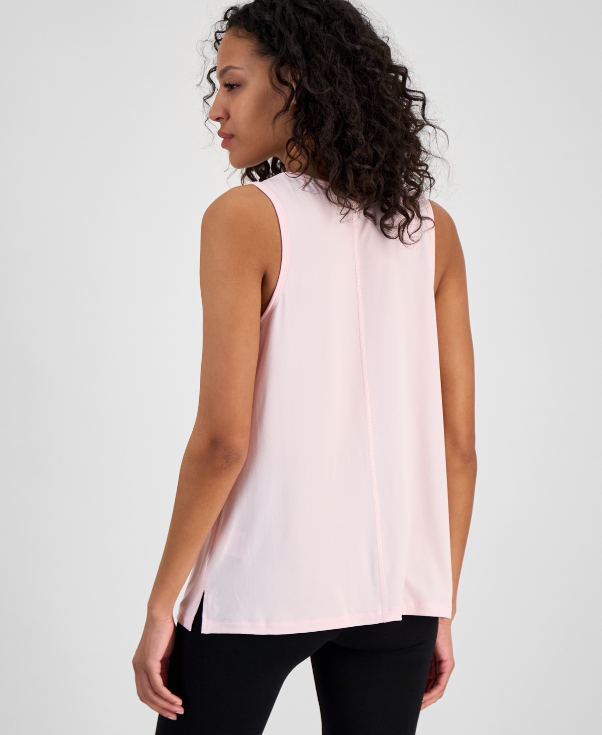 Id Ideology Women's Performance Racerback Muscle Tank Top, Created For Macy's In Lt Berry